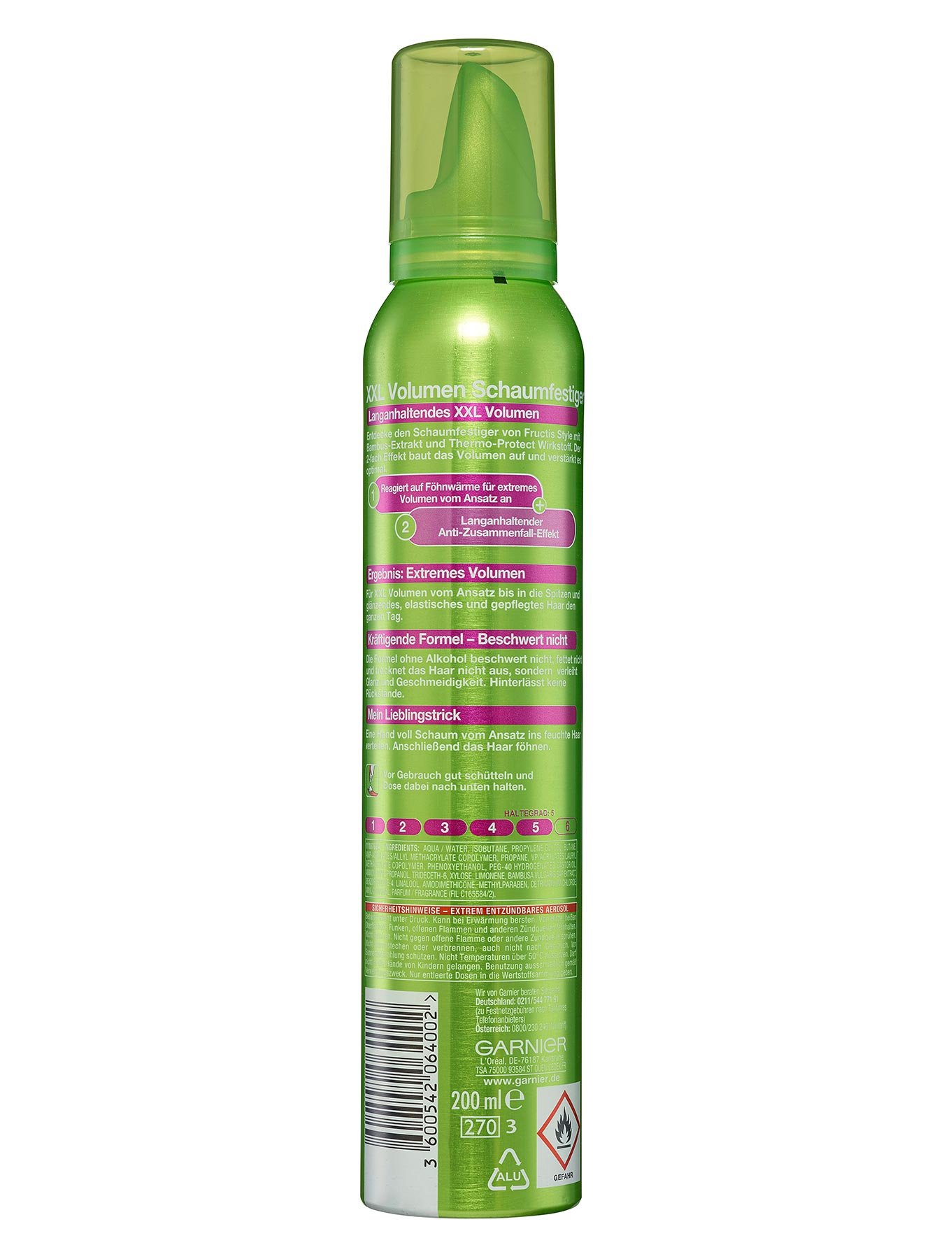 XXL-Volumen-Schaumfestiger-Fructis-Style-XXL-Volumen-200ml-Rueckseite-Garnier-Deutschland-gr